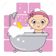 We feature 66,200,000 royalty free photos, 337,000 stock footage clips, digital videos, vector clip art images, clipart pictures, background graphics, medical illustrations, and maps. Baby Girl Bathing In The Bathtub Baby Shower Card Royalty Free Cliparts Vectors And Stock Illustration Image 107194728