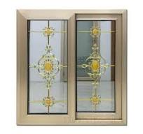 Gold Color Sliding Windows