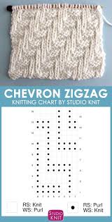 Sorting and classifying the stitch patterns is a matter of opinion. How To Knit The Diagonal Chevron Zigzag Knit Stitch Pattern Knit Stitch Patterns Knitting Charts Easy Knitting Patterns