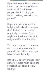 A one minute speech on bullying get the answers you need, now! A New Student Comes To Your Class Who Is Builled By Some Mischievous Students Of Senior Classes You Brainly In