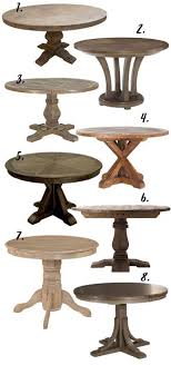 Farmhouse Dining Table Round 30 Ideas Round Wood Dining Table Round Dining Room Rustic Round Dining Table