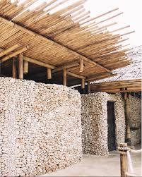 Bambou Pierre Architecture Maison De Campagne Bambou