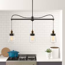 Keating 3 Light Kitchen Island Pendant Reviews Joss Main