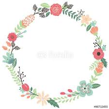 Vintage Flowers Wreath Stockfotos Und Lizenzfreie Vektoren Auf Fotolia Com Bild 86712455 Blumenzeichnung Vektor Blumen Blumen Kunst
