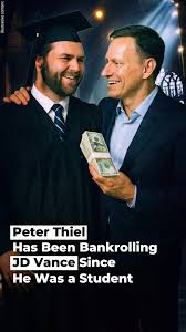 JD Vance didn’t find God in law school—he found Peter Thiel. | Sunday Roast  | Facebook