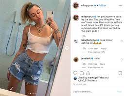 Miley cyrus offered to educate dababy on the lgbtqia+ community as he faces cancellation over controversial remarks he made during a recent live show. Miley Cyrus Frees The Nipple And Says She S A New Woman In Instagram Post Popbuzz