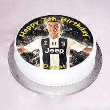 The black and white stripes are the defining trait of the new visual identity and can be adapted to fit any setting. Cristiano Ronaldo Juventus Cake Topper Edible Personalised Etsy