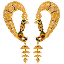 lalitha jewellery gold earrings