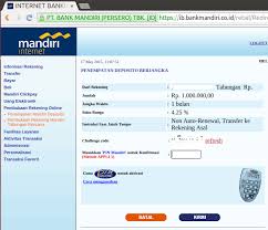 Harap lengkapi dengan huruf cetak dan beri tanda di dalam kotak yang disediakan. Buka Deposito Melalui Internet Banking Mandiri Blog Rivaekaputra Com