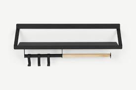 Designed with 3 practical shelves to meet all of your storage needs, this set also includes two comfortable stools to allow you to enjoy a meal or a. Tomas Wall Mounted Metal Kitchen Storage Shelf Black Made Com