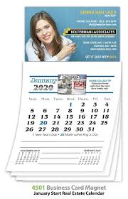 Realtors Magnet Calendar Jan 2020 Magnetic Calendar Magnetic Business Cards Business Calendar