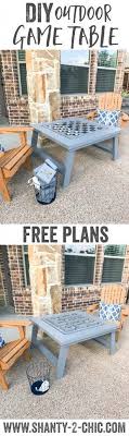 Diy Outdoor Game Table Woodworking Projects Diy Diy Outdoor Table Games