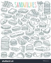 Black And White Transparent Background Black And White Sandwich Clipart Various Types Of Sandwiches Club Sandwich Cheeseburger Hamburger Falafel In Pita Shawarma Deli Wrap Club Sandwich Sandwich Drawing Types Of Sandwiches