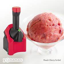 Yonanas Peach Cherry Sorbet Yonanas Yonanas Sorbet Recipes Dessert Bullet Recipes