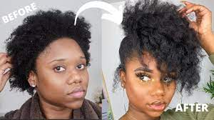 Easy hairstyles for thick hair do a french braid on one side of the hair starting from the hairline up to the very end. 40 Best 4c Hairstyles Simple And Easy To Maintain My Natural Hairstyles