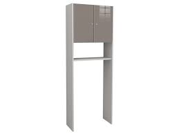 Armoire, colonne, étagère sur conforama. Pont Rangement Wc Machine A Laver Soramena Coloris Taupe Vente De Armoire Colonne Etagere Conforama