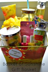 39followerssunshinegifts(2231sunshinegifts's feedback score is 2231) 99.8%sunshinegifts has 99.8% positive feedback. Basket Of Sunshine Gift Basket Tastefully Frugal