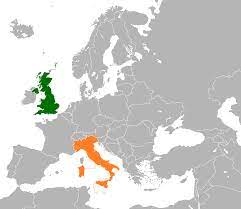 Johnson's england will be united under the same flag; Italy United Kingdom Relations Wikipedia