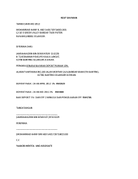 Bagi w a ris yang m enunt ut u nt uk ke s m eninggal dun ia 1. Resit Bayaran