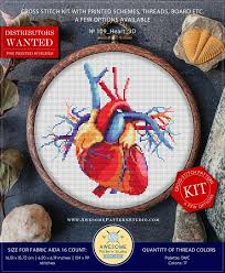 It is worked with a normal cross stitch when learning how to cross stitch, beginners should try aida fabric with a thread count of 14. No Fabric Hoops Heart 3d K109 Counted Cross Stitch Pattern Needles Threads 4 Printed Schemes Inside Embroidery Pattern Needlework Cross Stitch Brilliantpala Org