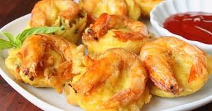 Confirm jadiresepi ni untuk sorang makan.bahan2 :5 ekor udang, daun kucai, daun sup. Inilah Resepi Cucur Udang Lembut Dan Rangup Prawn Fritters Bahamian Food Seafood Recipes