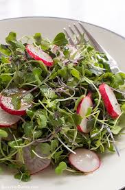 Microgreens Salad Recipe With Lime Vinaigrette Recipe Lime Recipes Lime Vinaigrette Microgreens Recipe