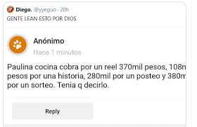 En la tienda online de paulina encontrarás los mejores cursos online de cocina, productos y accesorios que te van a encantar! Polemica E Indignacion Estallo Twitter Por Un Rumor Sobre El Sueldo De Paulina Cocina El Destape