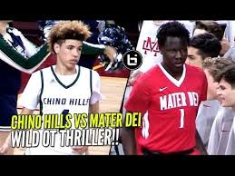 Chino Hills Vs Bol Bol Amp Mater Dei Overtime Thriller Amp Wild Ending In Front Of 10 250 People Youtube Chino People Chino Hills
