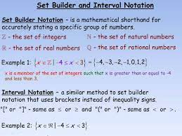 Interval Notation Or For Statements Set Builder And Interval Notation Mp4 Youtube Notations Rational Numbers Sets Math