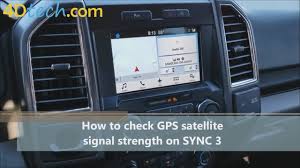 Ford Sync 3 How To Check Satellite Signal Strength Youtube