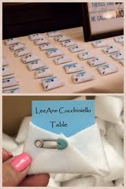 Baby Shower Place Cards Felt Diaper Held Together By Safety Pin Brad Holding Place Car Baby Shower Place Cards Baby Shower Cards Pink Baby Shower Invitations