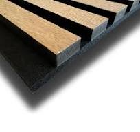 Pannello Lamelli da 1,36mq 22x526x2600mm ACUSTICO in VERO LEGNO di NOCE,  ROVERE e R.THERMO - ROVERE