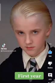 Draco's glow up was the hair change.