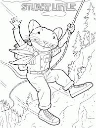 Stuart Little Swing Coloring Sheet