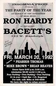 Ron Hardy Chicago House Music Chicago House House Music