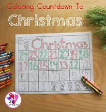 (if you've downloaded this in past years be sure to download this updated version.) download this free printable page below: Free Countdown To Christmas Coloring Page 3 Dinosaurs