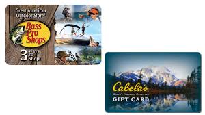 Oct 06, 2011 · you can pay your bass pro credit card bill online, in a bass pro or cabela's store, or over the phone. 20 Off Cabela S Bass Pro Shops Egift Cards Southern Savers