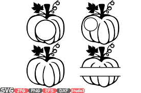 Maybe you would like to learn more about one of these? Pumpkin Split Circle Monogram Silhouette Svg Cutting Files Digital Clip Art Graphic Studio3 Cricut Cuttable Die Cut Machines 56sv By Hamhamart Thehungryjpeg Com