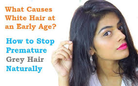 Stress won't cause you to go gray directly, says dr. How To Stop Premature Greying Of Hair Naturally In 2021 Premature Grey Hair Grey Hair Remedies Healthy Natural Hair Growth