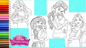 Ask your child to color in the lines to create a beautiful image of roman crown. Coloring Disney Princess With Baby If Disney Princesses Had Babies Coloring Page Youtube