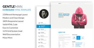 I am x resume html template. Gentleman Responsive Cv Resume Html Template By Labartisan Themeforest