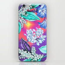 Buy Sweet Lavendar Iphone Skin By Vikki Salmela L Society6 L Sale L An Original Hand Painted Tropical Garden Flo Iphone Skins Cool Phone Cases Crazy Colour