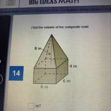 Volume of composite figures worksheets. Find The Volume Of This Composite Figure And Explain How You Got Your Answer Brainly Com