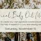 Botanical Body Oil Making — Yarrow, Juniper & Beyond