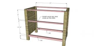 Then, cut 4 pieces of 1 by 6 lumber to the same width as the bottom panel for the front, back, and top brace. Free Diy Furniture Plans To Build A Pottery Barn Inspired Hendrix Lateral File Cabinet The Design Confidential