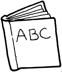 Buch Mit Abc Ausmalbild Malvorlage Kinder