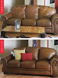 Think of it as a space saving sofa bed. How To Make Your Old Ugly Sofa Look New Again Apartment Therapy