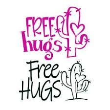 Download Available For Free Today Only 2 7 19 Free Hugs Cactus Cuttable Design Free Hugs Valentine Svg Files Funny Valentine