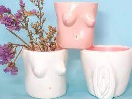 This shop lets you customize your own boob and vulva pots