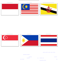 Asia tenggara juga merupakan sebuah kawasan di benua asia di bagian tenggara. Bendera 11 Negara Di Asia Tenggara Asia Negara Rock Garden Landscaping